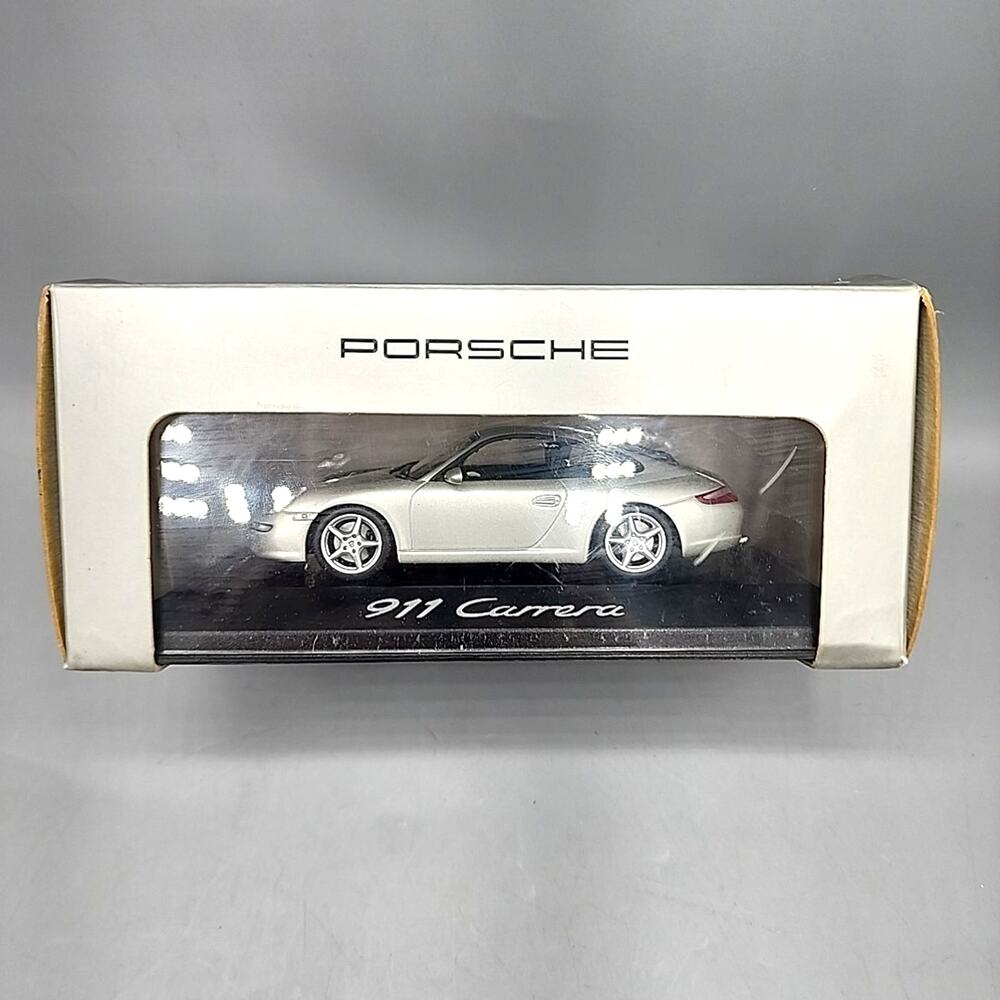 1:43 Minichamps Porsche 911 Carrera Silver Diecast WAP 020 114 15 Germany